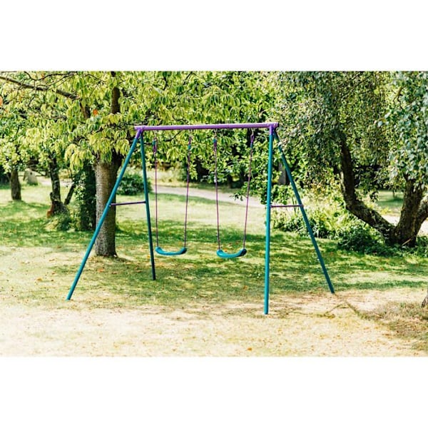 Gynge - BLOMME - Sedna - Alder 3 år - Dimensioner 210x178x183cm - Strukturmateriale Metal - Kønsblandet Flerfarvet