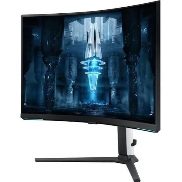 Kaareva PC-pelinäyttö - SAMSUNG - ODYSSEY NEO G8 - G85NB S32BG850NP - 32" 4k - Mini LED VA -paneeli - 1 ms - 240 Hz - HDMI / DP Valkoinen