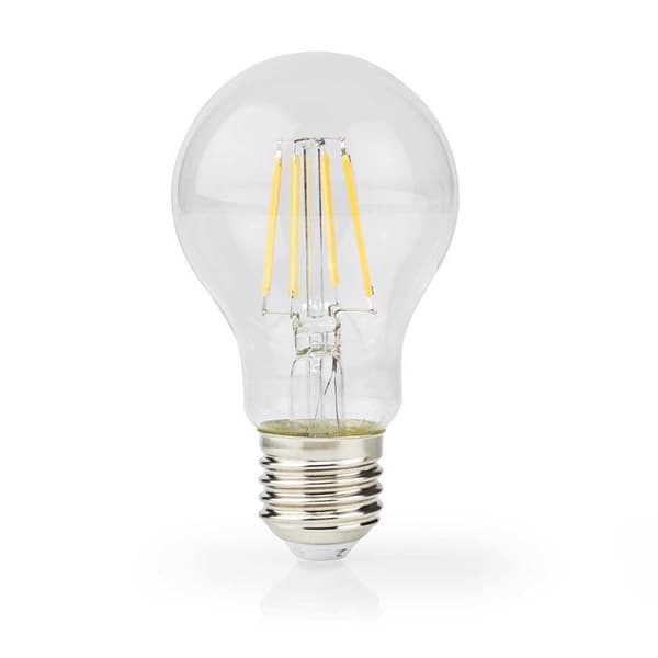 LED-lampa E27 - NEDIS - A60 - 12W - 1521 lm - Varmvit Vit