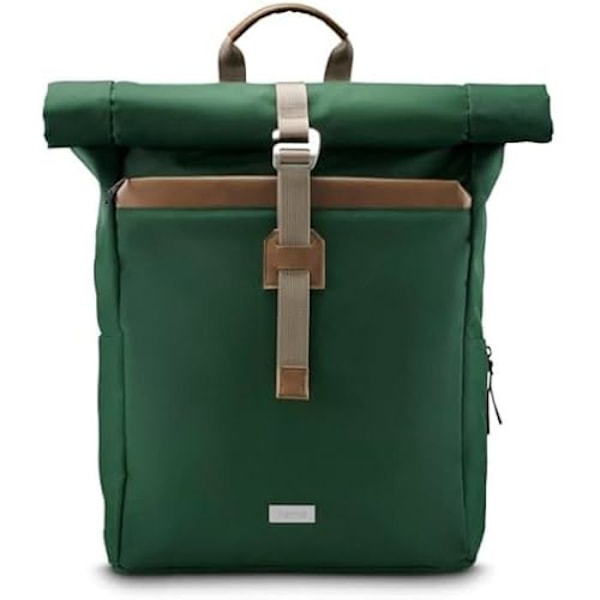 Rygsæk - HAMA - Silvan - Miljøvenlig - Design rolltop - Til computer op til 41 cm Grön