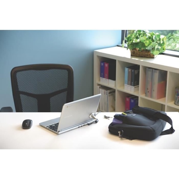 Säkerhetskortsats - Kensington - Ultrabook™ - Platt nyckel - Metallisk - Säker Metallisk