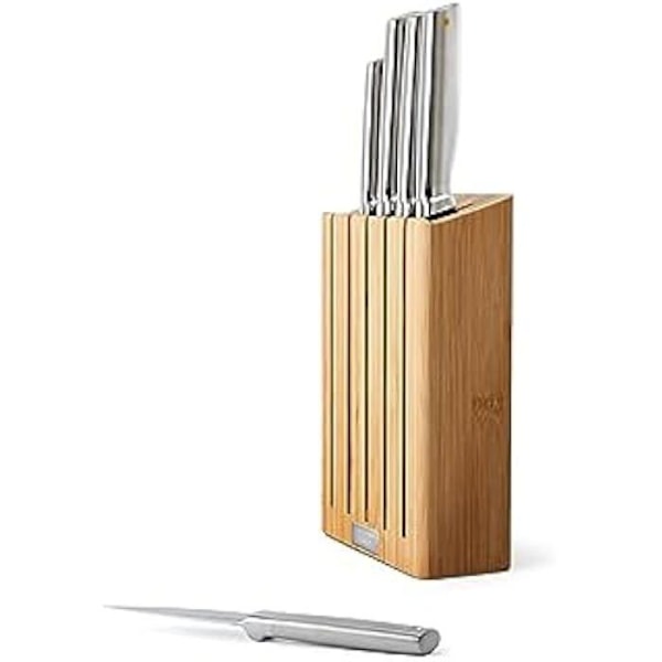 Joseph Joseph Elevate Professionelt Kniv Sæt, 5 Stykker, Japansk Rustfrit Stål med Opbevaringsblok Rustfrit stål