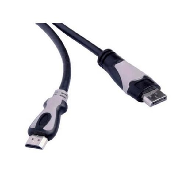 PremiumCord HDMI-DisplayPort, 2 m, HDMI, DisplayPort, Uros, Uros, Musta, Harmaa