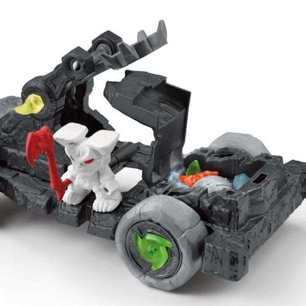 Katapultti Mini Olennolla, erittäin kestävä fantasiatoimintahahmojen laatikko, Suositeltu yli 7-vuotiaille, schleich 4618 ELDRADOR Mini Olento Flerfarvet