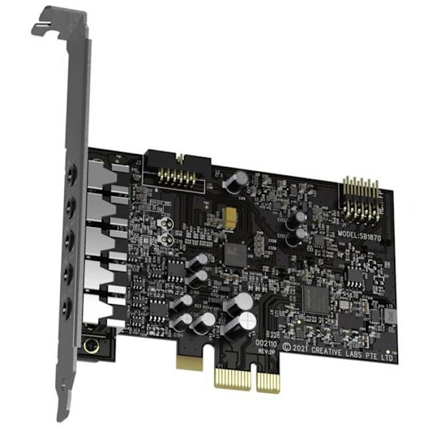 Creative Ls Creative Sound Blaster Audigy FX V2 Internt PCI-lydkort i høj opløsning med 5.1 Virtual Surround