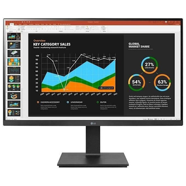 LG LCD 27BQ75QB-B 27" musta