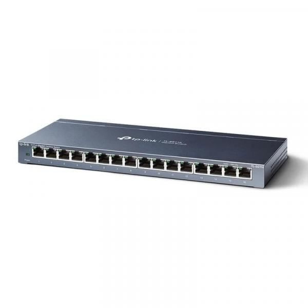 Hallittu kytkin - TP-Link - TL-SG2016P - 16 RJ45-porttia - PoE - Gigabit Ethernet