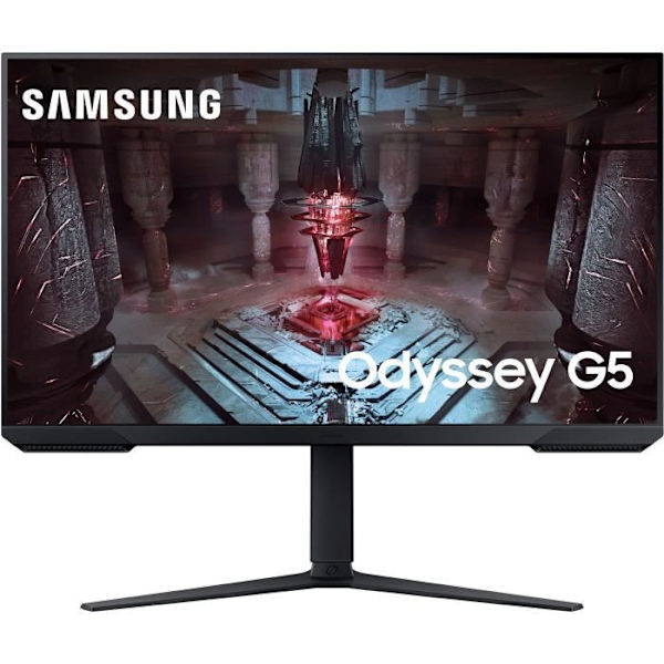 PC Gamer-skærm - SAMSUNG - ODYSSEY G5 S32CG510EU - 32" WQHD - VA-panel - 1 ms - 165 Hz - HDMI / DP - FreeSync Premium