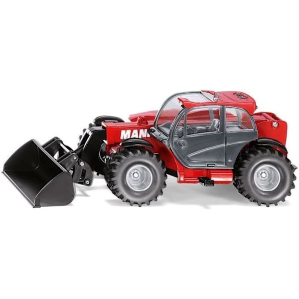 Manitou MLT 840 teleskooppitrukki - SIKU - mittakaava 1/32 - punainen, harmaa ja musta Röd, grå och svart