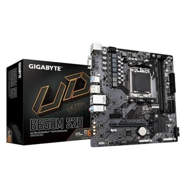 GIGABYTE B650M S2H, AMD B650 moderkort - Sockel AM5, DDR5