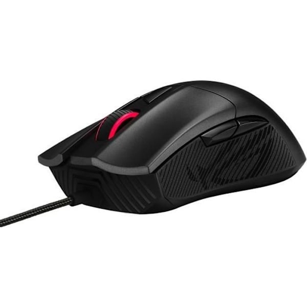 ASUS ROG Gladius II Core Gaming Mus - 6200 DPI - Kablet Sort