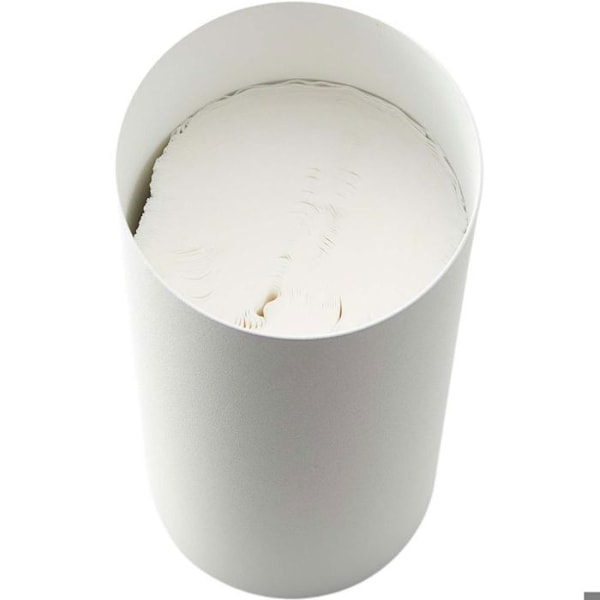 Tissue Pyöreä Metal Tissue Box Vit