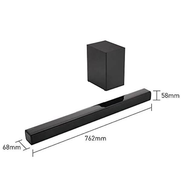 Panasonic SC-HTB100 Soundbar 45W Bluetooth HDMI ARC USB Sort