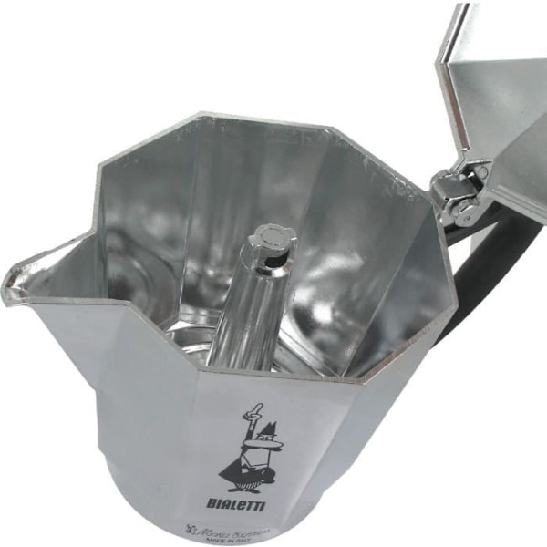 BIALETTI Italiensk Moka express kaffemaskine - 12 kopper - Aluminium