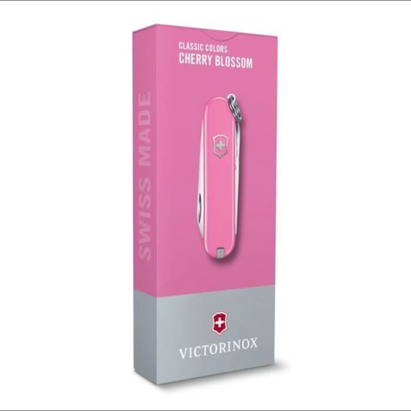 Sveitsin armeijan veitsi - VICTORINOX - Classic SD - 58 mm - 7 toimintoa - Cherry Blossom väri Kirsebærblomst