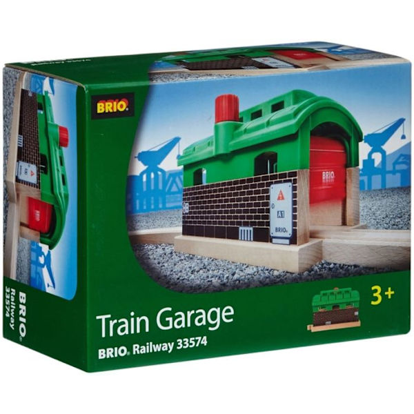 Brio World Tunnel Garage - Tilbehør til trætogkredsløb - Ravensburger - Blandet fra 3 år - 33574 Grön