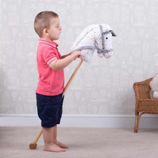 Bigjigs Patterned Hobby Horse Flerfarvet