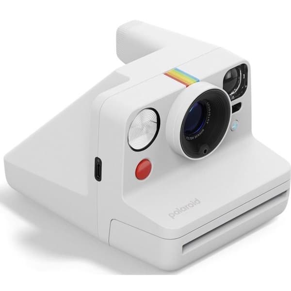 Polaroid Now+ Generation 3 Sofotografiapparat + Film paket (8 bilder) - Vit Vit