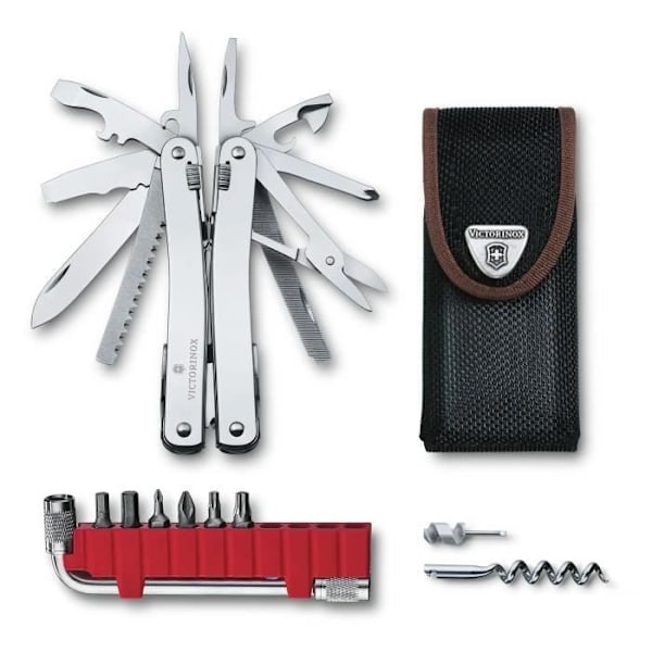 Victorinox SwissTool Spirit X Plus + Nylon taske - 35 funktion multi-værktøj