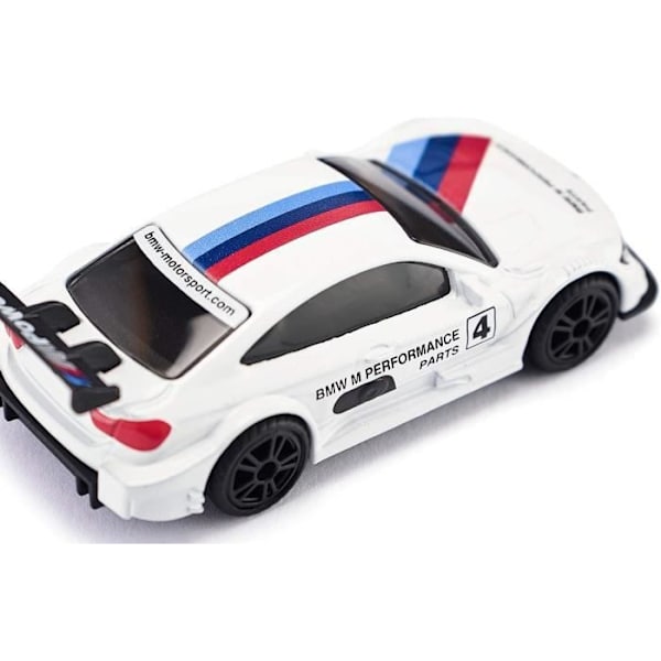 Legetøjsmodel - SIKU - 1581 Super BMW M4 Racing 2016 - 8,1 x 3,3 x 2,1 cm - fra 3 år og opefter