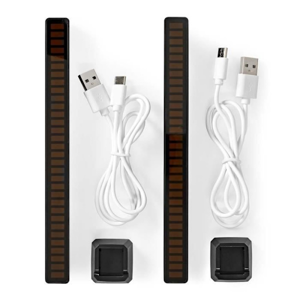 Spel-ljus - Nedis - GALDP110BK - LED - Svart - Batteridriven