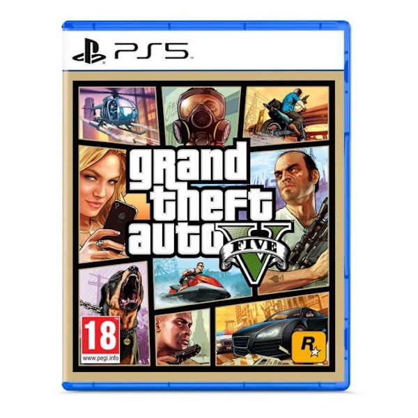 Playstation 5-spelet Rockstar Grand Theft Auto V (GTA 5)