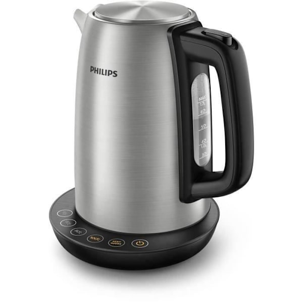 Philips Avance Collection Vedenkeitin - HD9359/90 - 1,7 L - Lämpötilan säädin - Esiasetetut toiminnot grå