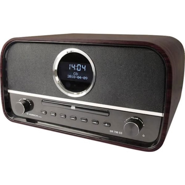 Albrecht DR 790 FM CD radio brun