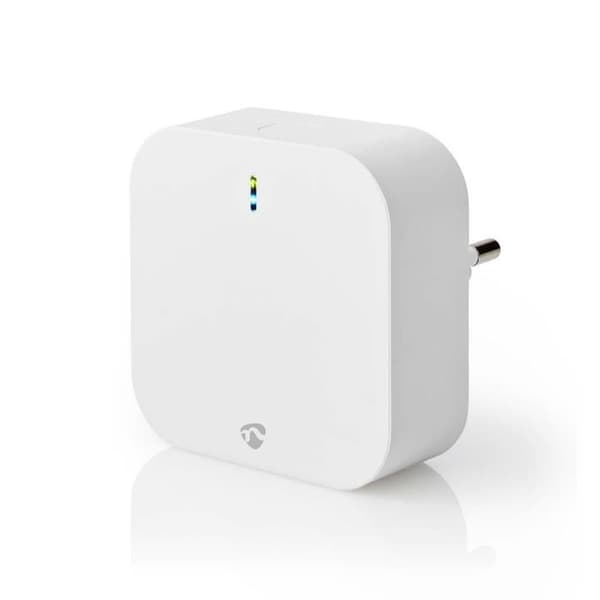 Zigbee Gateway - NEDIS - WIFIZBT10CWT - Bluetooth / Wi-Fi / Zigbee 3.0 - 50 enheter - Vit