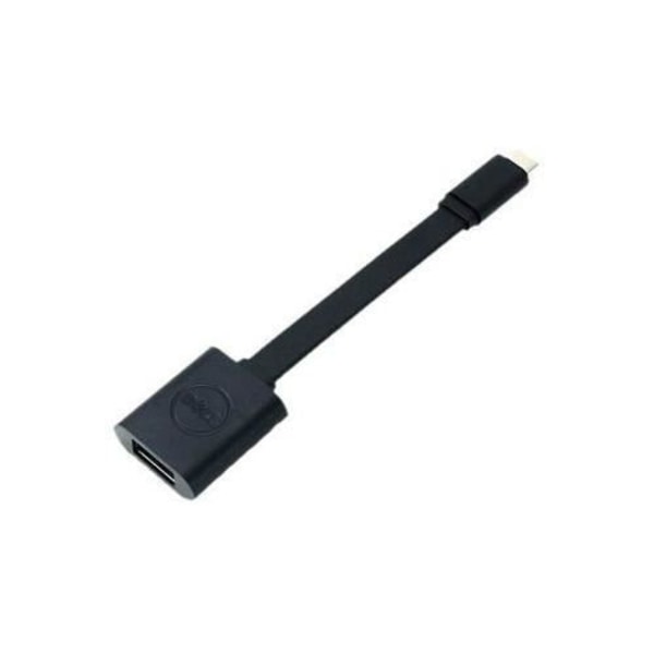 DELL Headset DBQBJBC054 - USB-C - USB-A 3.0 - Sort - Kabeladapter og stik