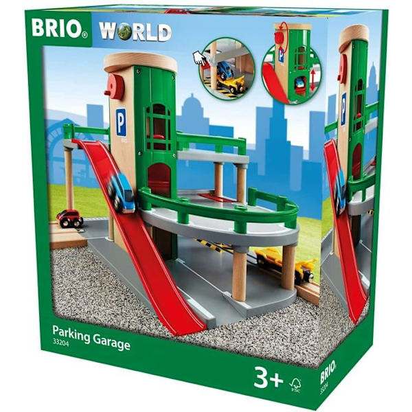 BRIO World Rail / Road Garage - Ravensburger - 3 tasoa - Sekoitettu 3-vuotiaasta alkaen Flerfärgad