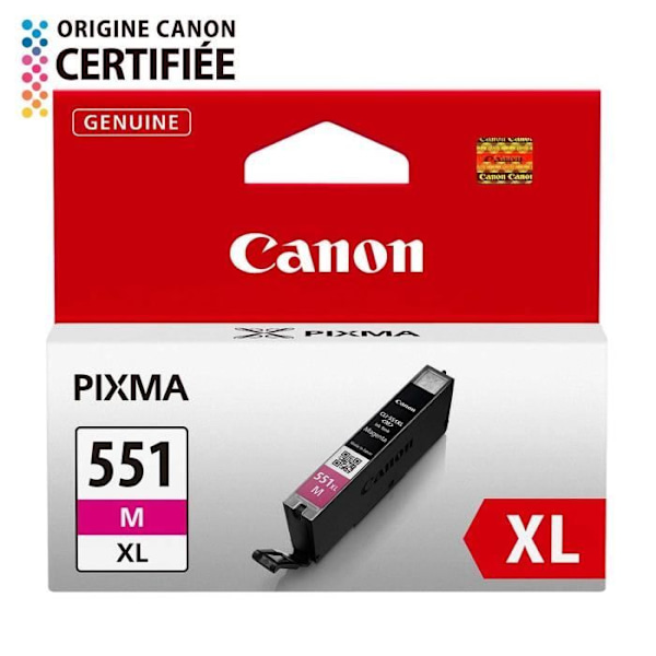 CANON CLI-551M XL High Yield Magenta mustepatruuna (CLI551XL)