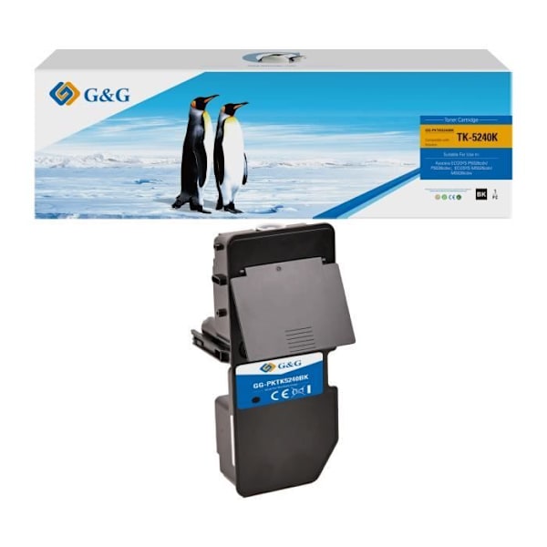 G&G Kyocera TK5240 TK-5240 TK-5240C Syvä sininen värikasetti