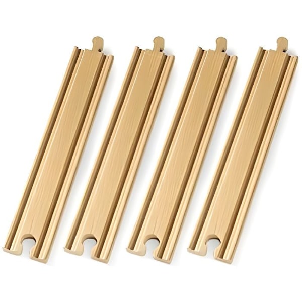 Pitkät suorat kiskot puiselle junaradalle BRIO 33341 - Ravensburger - Sekoitettu 3-vuotiaasta alkaen Beige