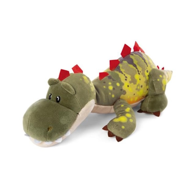 Mjuk leksak dino Fossily 45cm liggande GRÖN