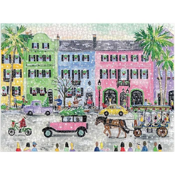 Puzzle med 1000 brikker: Jul i Charleston, Michael Storrings