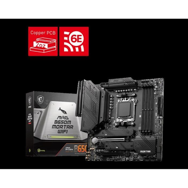 Bundkort - MSI - MAG B650M MORTEL WIFI