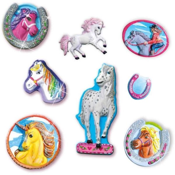 Moulage og maling - SES CREATIVE - Fantasiheste - Gipsfigurer