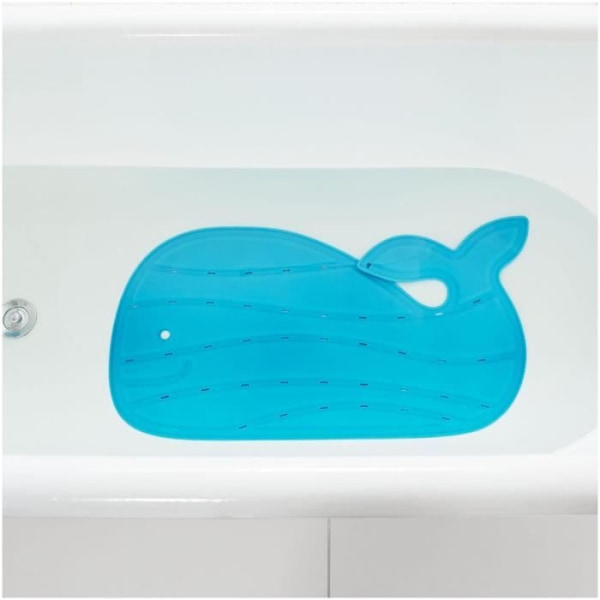 Skip Hop Moby Blue bademåtte - Behagelig og skridsikker - Til baby Blå
