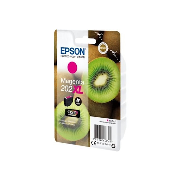 Epson 202XL blækpatron - Magenta - XL - For Expression Premium XP-6000/XP-6005/XP-6100/XP-6105