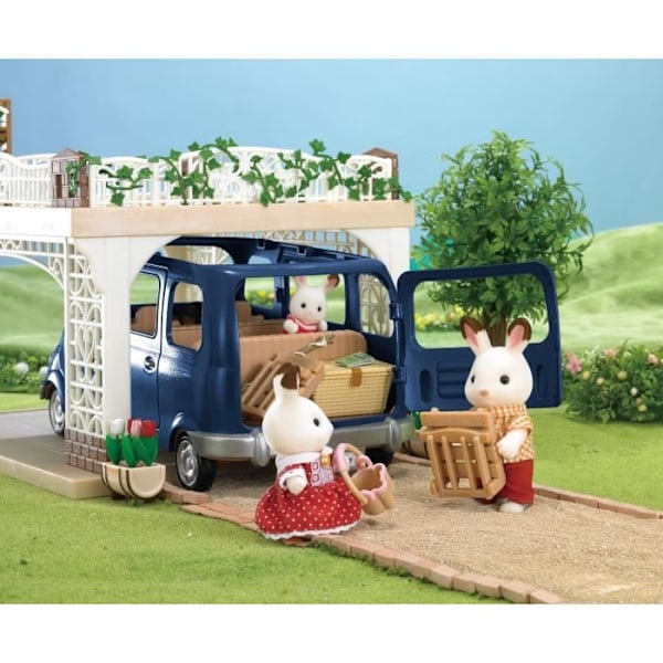 7-sits minivan - SYLVANIAN FAMILIES - Miniatyrfigurer Flerfärgad