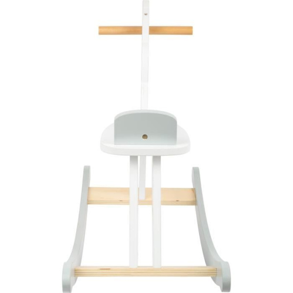 Skandijunior gyngehest i træ - LILLEFOD - 70 cm - Grå grå