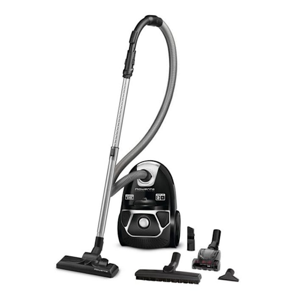 Cylinderstøvsuger - Rowenta - Compact Power ro3985ea - 750 W - Poser - 3 Liter Sort