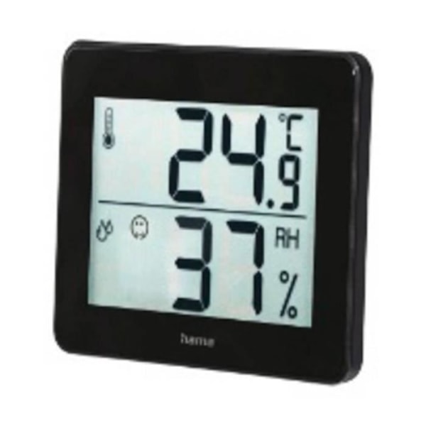 Termohygrometer - Hama - TH-130 - Sort - Præcision - Måling af fugtighed