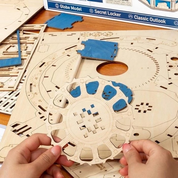 3D DIY Rokr Puzzle - Terrestrial Globe - Robotime