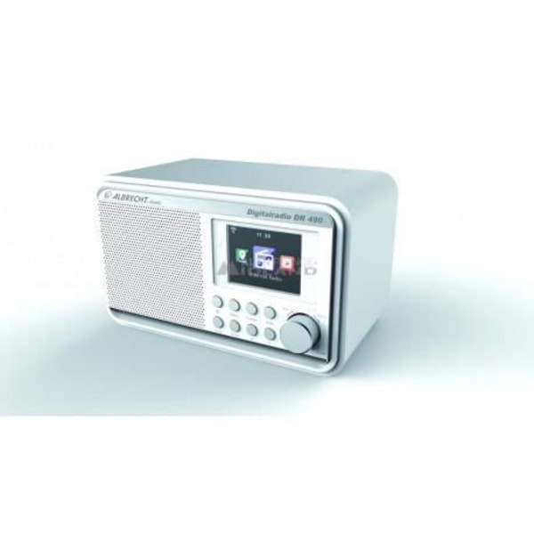 Albrecht DR 490 Digital Radio, Internet/DAB+/FM Hvid