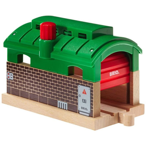 Brio World Tunnel Garage - Tilbehør til trætogkredsløb - Ravensburger - Blandet fra 3 år - 33574 Grön