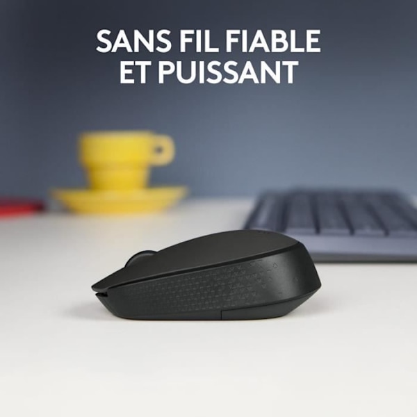 Mus - Trådløs - Logitech - M171 - Ambidextrous - Sort