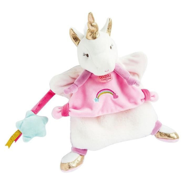 Marionnette - DOUDOU ET COMPAGNIE - Enhjørning - Rosa - Baby - Unisex
