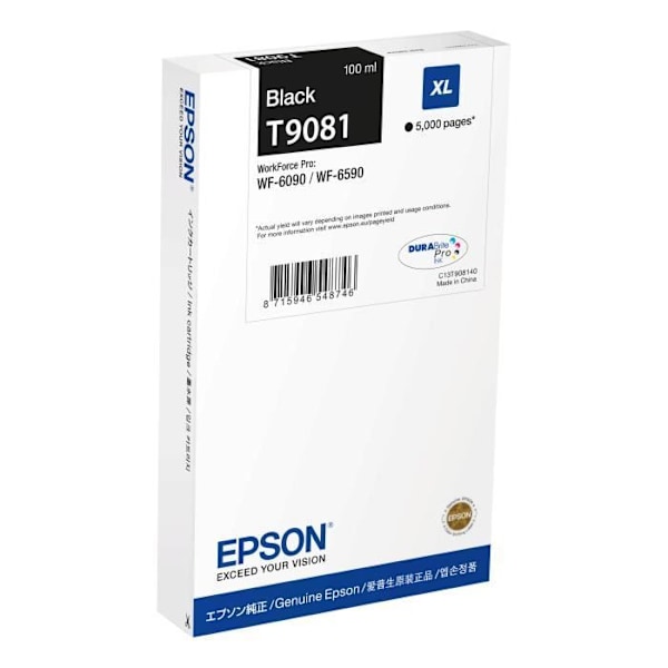 EPSON WF-6xxx blækpatron BK